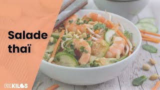 Une recette de salade Thaï aux crevettes [upl. by Lesly794]