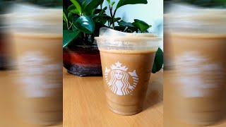 How to make a Starbucks Iced chocolate almondmilk shaken espresso using instant coffee  shorts [upl. by Ama]