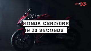 Honda CBR250RR in 30 Seconds MustSee Highlights [upl. by Edurtreg]