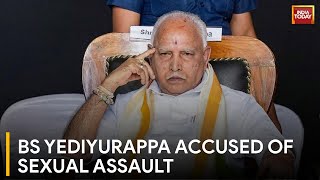 Former Karnataka Chief Minister B S Yediyurappa Booked Under POCSO  India Today News [upl. by Ihp]