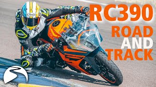 KTM RC390 2022  road and track review [upl. by Mehala]