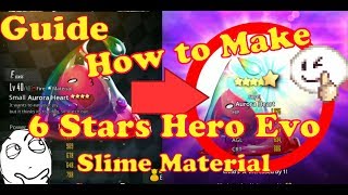 Destiny Child Global Guide How to Make 5 Stars Hero Evolution Material  Save Aurora heart [upl. by Nniroc898]