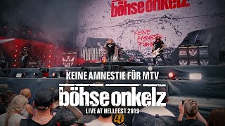 Böhse Onkelz  Keine Amnestie für MTV Live Hellfest 2019 [upl. by Austreng]