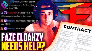 Cloakzys HELP Message with FaZe Clan [upl. by Aninat702]