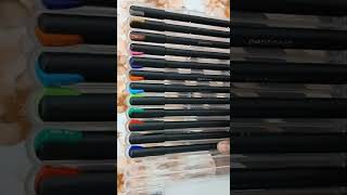 Pentonic Multicolor Gel Pen  06 mm10 mm  Black Body 12 Pcs Set  Unboxing [upl. by Ecarret]