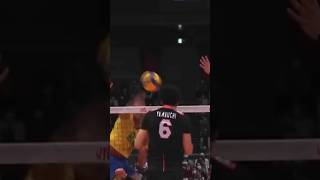 Darlan vs Japan I hope that Yamauchi is alright😢 japan volleyball darlan shorts sports trend [upl. by Turino]