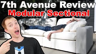 7th Avenue Modular Sectional Review 8 RealWorld Tests [upl. by Itsim]