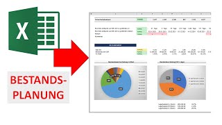 Warenmanagement amp Bestandsplanung I ExcelVorlage I Start UpControlling [upl. by Airel]