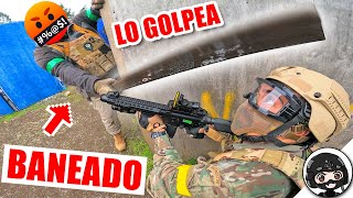 Lo BANEAN por GOLPEAR ENEMIGO con un PALO❗️ 😱 ▬ SSQ22  SSE18 ▬ Airsoft Gameplay [upl. by Calabrese126]