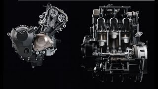 YAMAHA 3 CYLINDER R25 ENGINE 2018  All New Engine for Yamaha R25 2018 [upl. by Ennovaj]