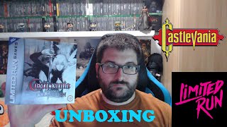 CASTLEVANIA ADVANCE COLLECTION UNBOXING  LIMITED RUN GAMES [upl. by Ecnerwaled]