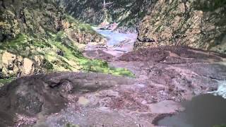 Landslide in Darial Gorge of Georgia [upl. by Irafat]