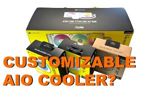 How to Install CapSwap AIO Modules on the Corsair iCUE LINK TITAN 360 RX RGB AIO cooler [upl. by Eycal]