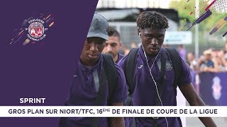 Sprint  Gros plan sur NiortTFC 16ème de finale de Coupe de la Ligue BKT [upl. by Aronoh]