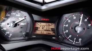 2015 Yamaha TMAX 530 acceleration 0170 kmh [upl. by Emmey]