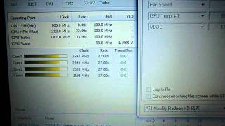 Intel 2720QM cpu stress test HP dv6 laptop [upl. by Ahtar]