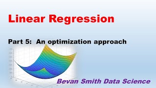 IML24 Linear regression part 5 How to solve least squares using gradient descent [upl. by Tarra10]