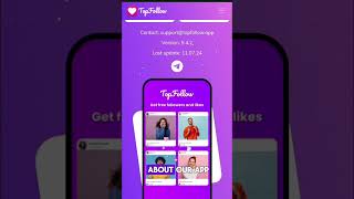 Top Follow app get free Instagram followers [upl. by Euqnimod13]