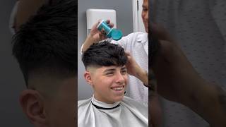 French crop corte de garnacho tutorial hairstyle fade fachero barberia [upl. by Sherfield102]