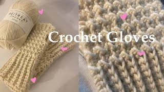 Crochet Fingerless Gloves  beginner friendly [upl. by Fradin]