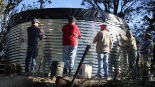 Tanque Australiano para almacenamiento de agua Intecmecol  50 mil litros Dos anillos [upl. by Eesyak]