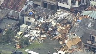 Tornado fegt durch zwei Städte in Japan [upl. by Trub]