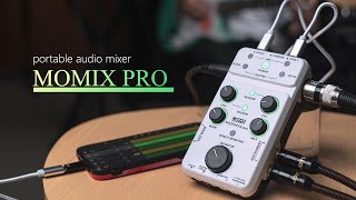 MOMIX PRO portable audio mixer [upl. by Casaleggio]