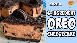 Nutella Oreo Cheesecake No Bake Recipe tutorial Shorts [upl. by Nodgnal]