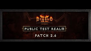 Тестируем патч 26 на ПТР сервере Diablo 2 Resurrected [upl. by Yelnikcm207]