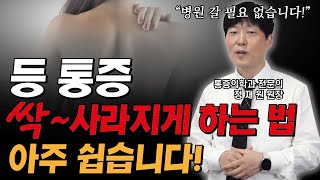 등통증·날개뼈견갑골 통증 어깨안쪽 통증 해결법 등통증 스트레칭 [upl. by Anam198]