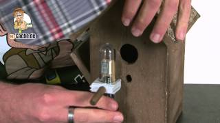 Geocaching Vogelhaus mit 7Segment Reaktivlicht  Tutorial by MrCachede [upl. by Anu]