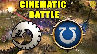 DoW 2 Codex Edition  Cinematic Battle  Ultramarines vs Tyranids [upl. by Nwahsad]