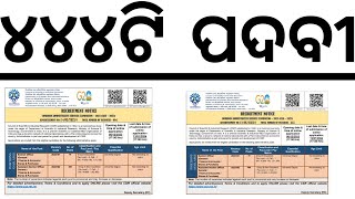 ୪୪୪ଟି ପଦବୀ ଆସିଲା ଓଡ଼ିଶାର ପିଲାଙ୍କ ପାଇଁ ମାଗଣାରେ ଆବେଦନ କରନ୍ତୁ CSIR SO ASO VACANCY 2023 I CSIR VACANCY I [upl. by Atinar721]