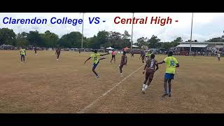 CLARENDON COLLEGE 0 VS CENTRAL HIGH 1  2ND HALF  DACOSTA CUP 2024 [upl. by Ived]