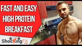 Easy High Protein Breakfast Under 5 Minutes [upl. by Ahsayn506]