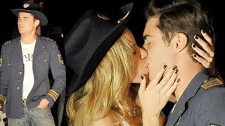 Zac Efron Kisses Former Nickelodeon Star in Townies [upl. by Eseerehc]