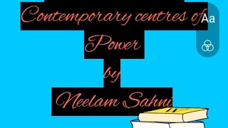 class 12 Political Science Question Answer of lesson  the Contemporary Centres of Power [upl. by Esereht437]