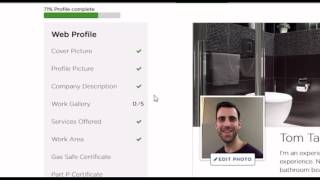 Tips for Tradespeople  How to complete your profile on Rated People [upl. by Kriste]