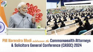 PM Modi inaugurates the Commonwealth Attorneys and Solicitors General Conference CASGC 2024 [upl. by Milan]