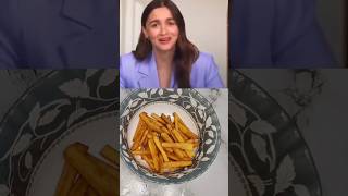 Alia Bhatt French Fry Recipeshorts [upl. by Ammon]