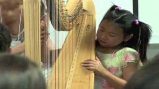 Harp Lesson by Floraleda Sacchi Part 1 [upl. by Essyla]