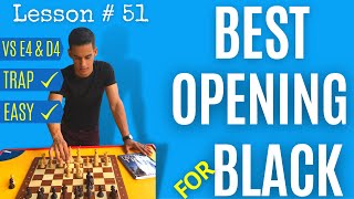 Chess lesson  51 Best Opening for Black  Chess openings the right way  The Czech Pirc Defense [upl. by Lombardo]