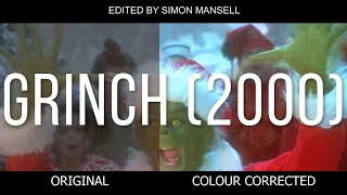 The Grinch 2000  Colour Correction Comparison 4K [upl. by Ilram804]