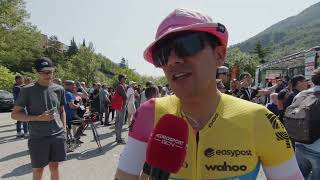 Richard Carapaz  Entrevista a la salida  MercanTour Classic AlpesMaritimes 2023 [upl. by Anette]