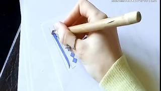 Calligraphie arabe débutants  TUTORIEL Tracer Alif 1ère lettre Alphabet [upl. by Fairleigh879]