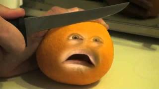 Annoying Orange Gets BLENDED360pmp4 [upl. by Edyaj]