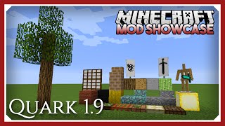 Quark 19 Vanilla Enhancing Mod  Minecraft Mod Showcase Spotlight [upl. by Aihseken]