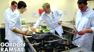 Chef Ramsay Teaches Amateur Butchers How to Cook A Perfect Steak  Gordon Ramsay [upl. by Phares589]