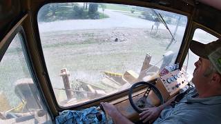 Cameco S32 Whole Stalk Sugarcane Harvester Cab View [upl. by Atteval]