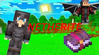 COMPLETE NETHERITE IN YOUTUBE SMP DAY 2 [upl. by Ecal171]